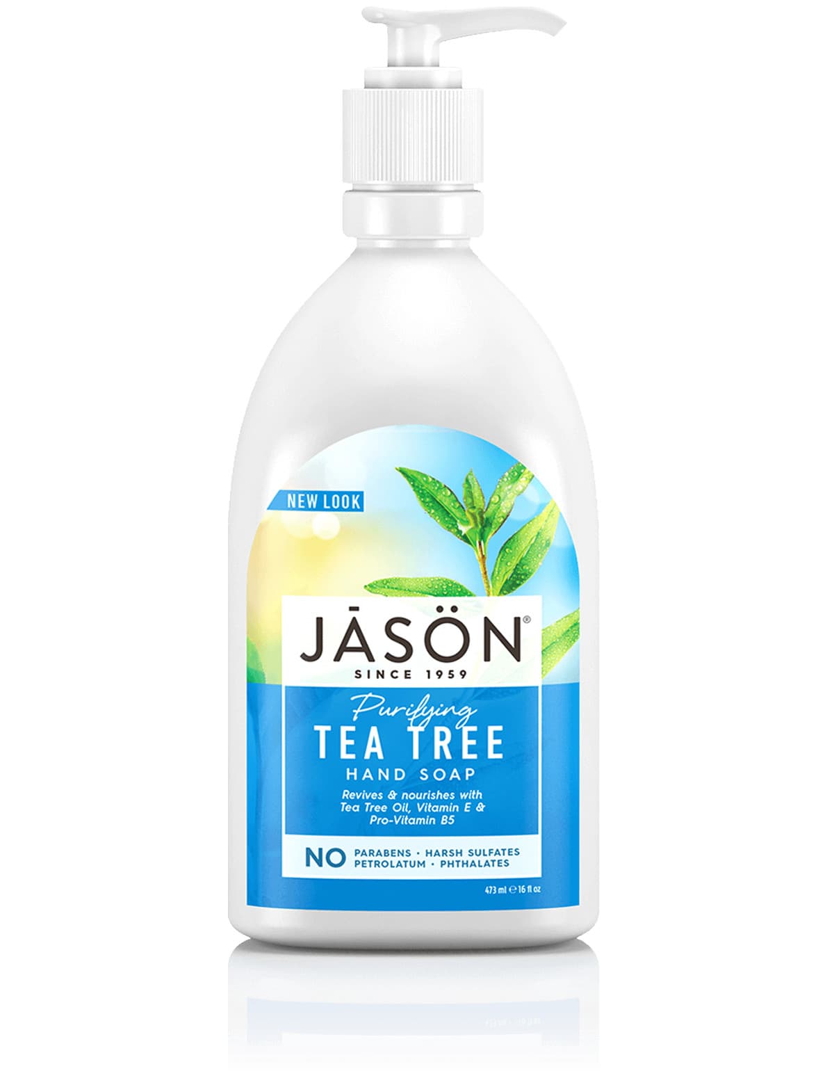 Υγρό κρεμοσάπουνο με Τεϊόδεντρο 473 ml - JASON - Image 1