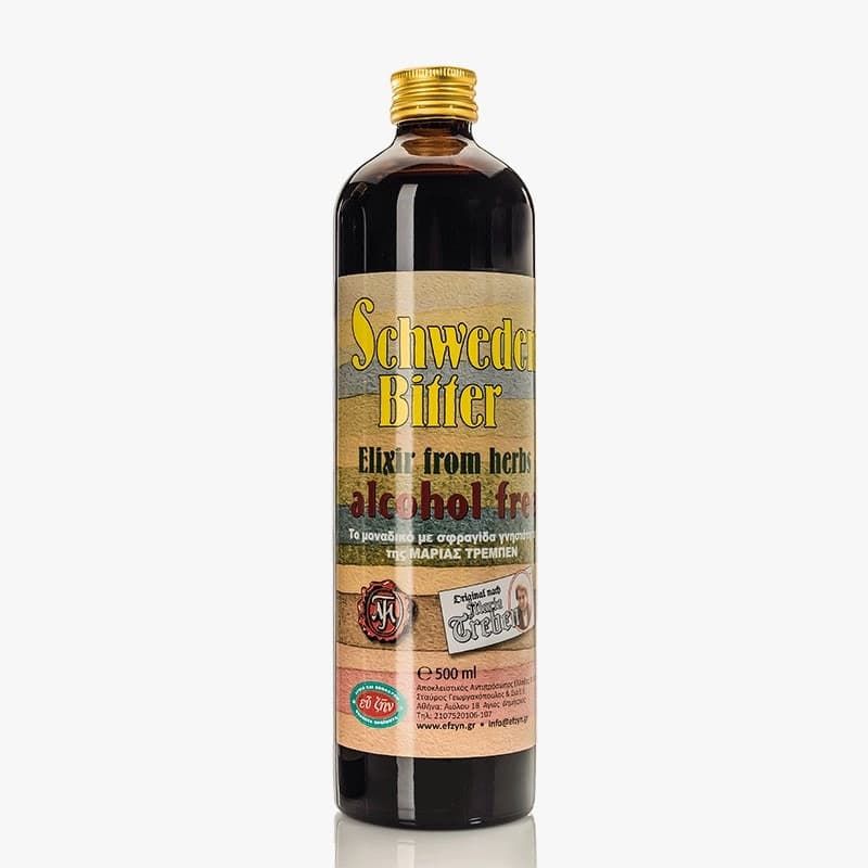 Schweden Bitter  χωρίς αλκοόλ, φιάλη 500ml - Maria Treben