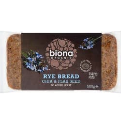 Ψωμί σίκαλης με Chia και λιναρόσπορο (500γρ) - Biona