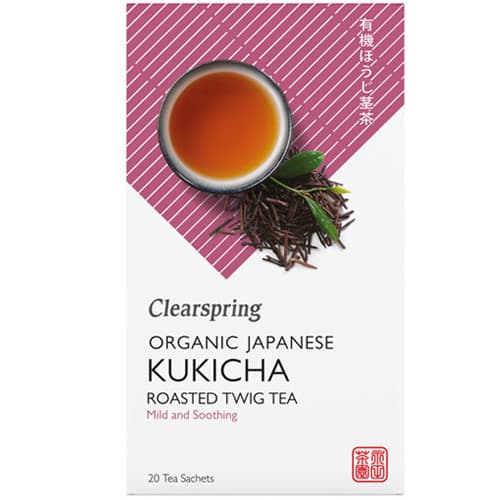 Γιαπωνέζικο Πράσινο Τσάι Kukicha (20φκλ) 40γρ - Clearspring - Image 1