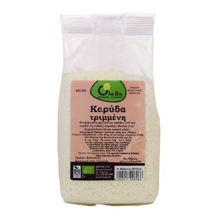 Καρύδα τριμμένη 200 gr - Βιο-Υγεία