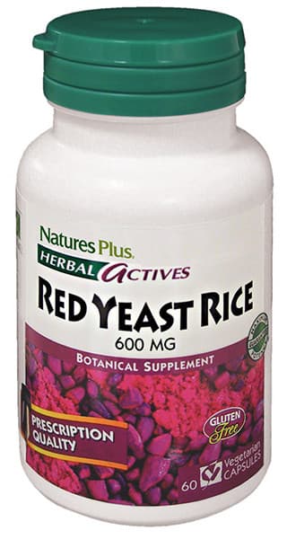 RED YEAST RICE 600 mg  60 φυτικές caps - Natures Plus