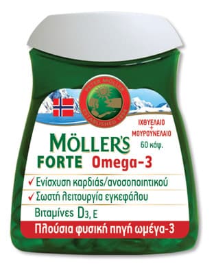 Forte Omega-3 60 Caps - MOLLER’S