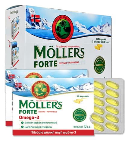 Forte Omega-3 150 Caps - MOLLER’S