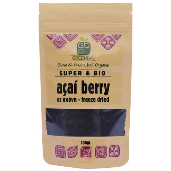 Ασαΐ Μπέρι (Açai Berry) σε Σκόνη - (100γρ) - Green Bay