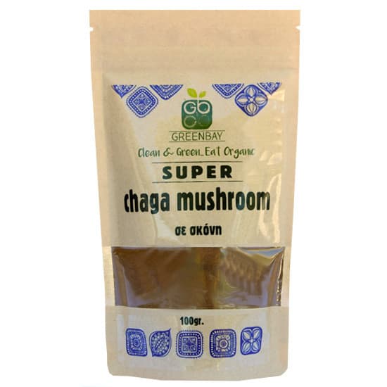 Μανιτάρι Chaga σε σκόνη (100γρ) - Green Bay