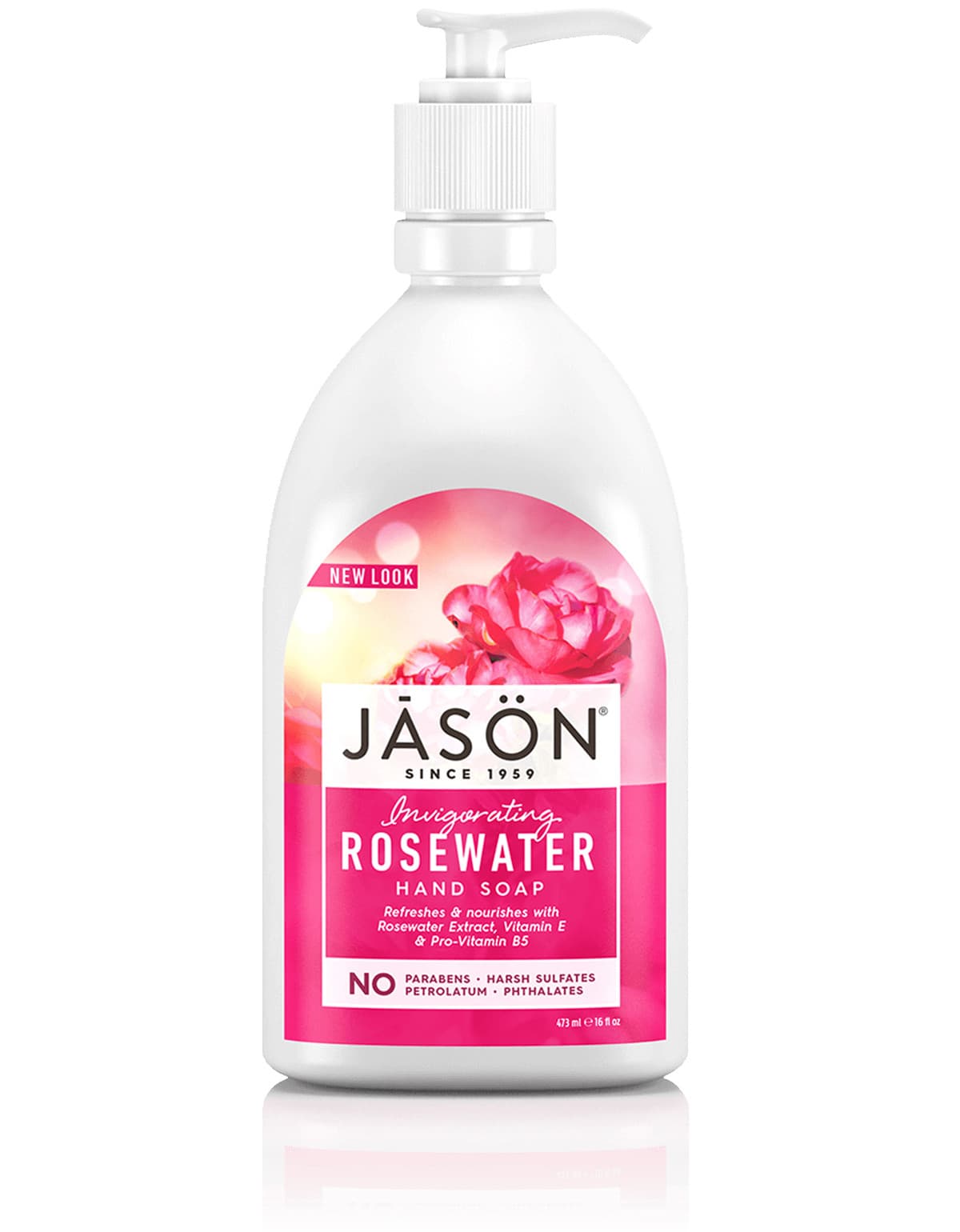Υγρό κρεμοσάπουνο με Ροδόνερο 473 ml - JASON