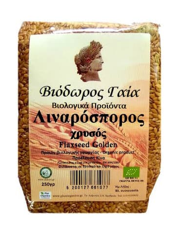 Λιναρόσπορος Χρυσός BIO 500 gr - Βιόδωρος Γαία
