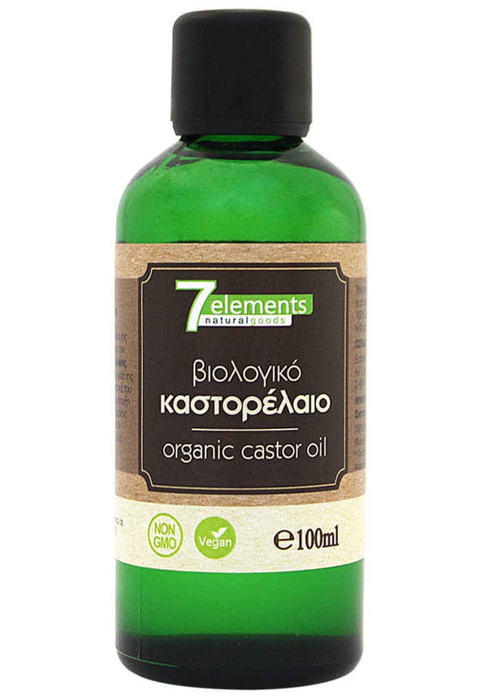 Καστορέλαιο Bio, Ψυχρής Έκθλιψης! Castor Oil Organic  Cold Pressed 100 ml - Image 1