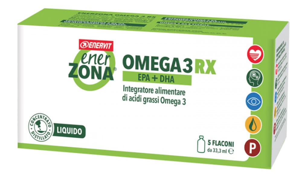 Ωμέγα-3 RX - 5 φιαλίδια των 33,3 ml - EnerZona