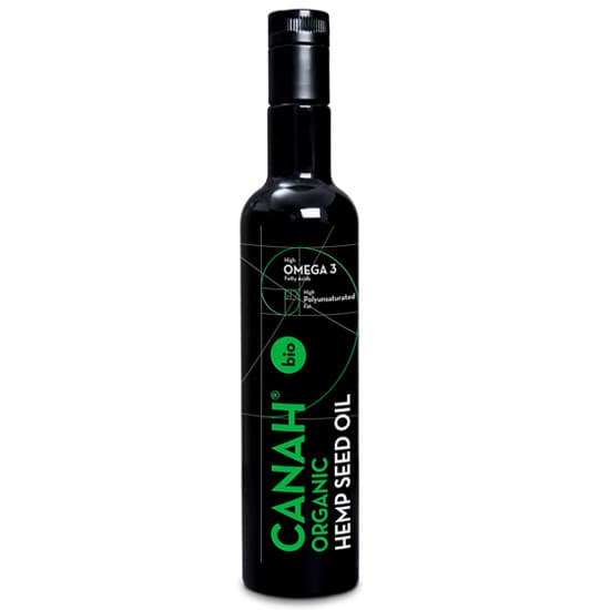 Λάδι σπόρων Κάνναβης ψυχρής έκθλιψης  500ml - Canah