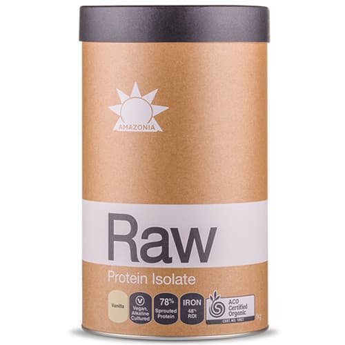 Ωμή Πρωτεΐνη Isolate Βανίλια 1kg - Amazonia