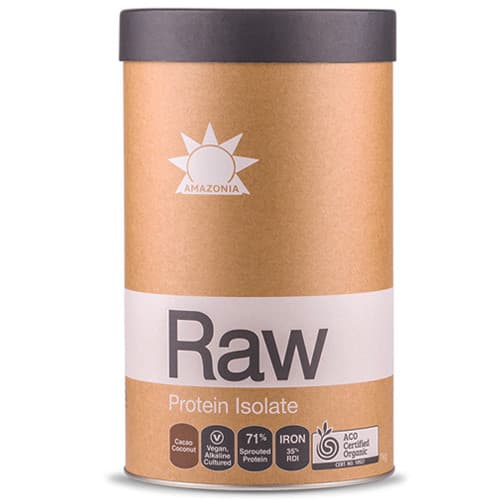 Ωμή Πρωτεΐνη Isolate Κακάο/Καρύδα 1kg - Amazonia