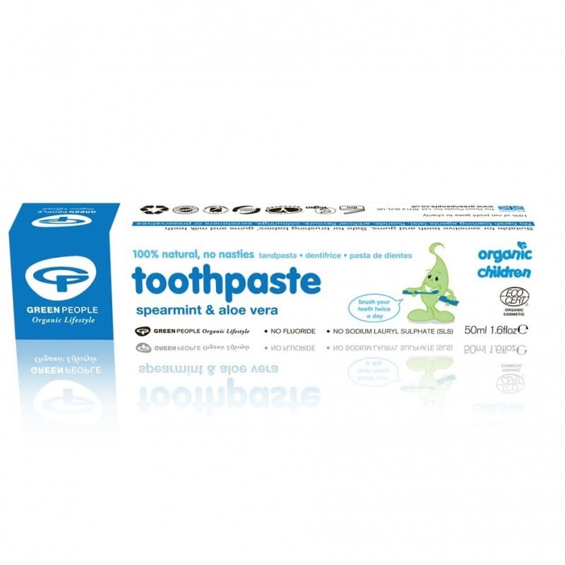 Παιδική Οδοντόπαστα με Δυόσμο & Αλόη  Organic Children Spearmint & Aloe Vera Toothpaste 50ml - Green People
