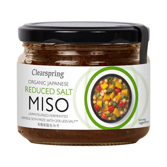 Πάστα Miso με Μειωμένο Αλάτι (270γρ) - Clearspring - Image 1