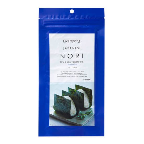 Nori - Hoshi αποξηραμένα Φύκια Θαλάσσης (25γρ) - Clearspring