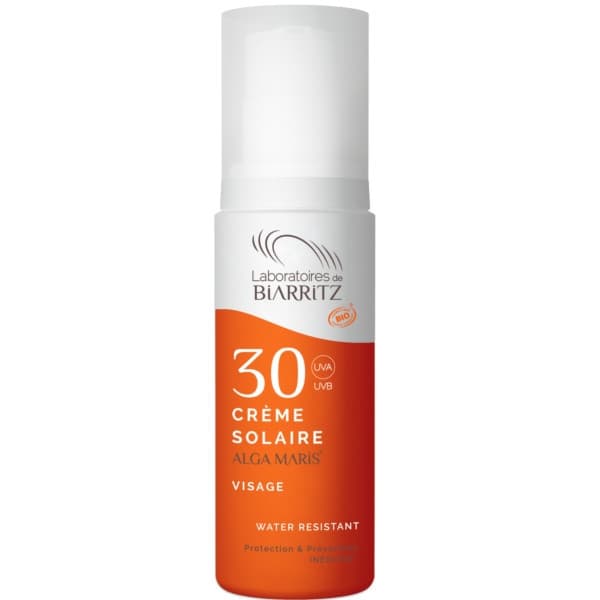Βιολογική Αντηλιακή Κρέμα Προσώπου SPF30 Bio 50ml Algamaris - Laboratoires De Biarritz