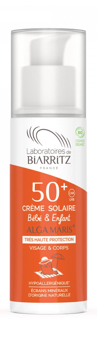Παιδική Αντηλιακή Κρέμα Προσώπου & Σώματος SPF50 Bio 100ml Algamaris - Laboratoires De Biarritz