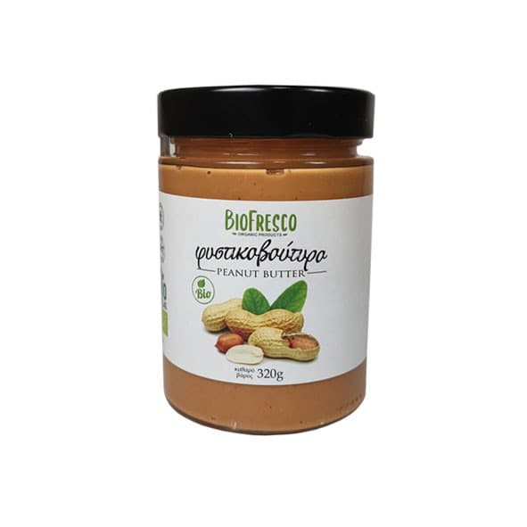 Βιολογικό φυστικοβούτυρο 320gr - Βιοφρέσκο