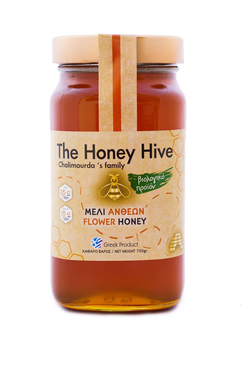 Βιολογικό Μέλι Ανθέων 700gr - The Honey Hive