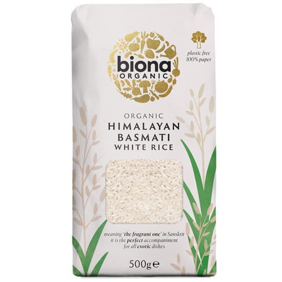 Λευκό Ρύζι Μπασμάτι (Basmati) Ιμαλαϊων (500γρ) - Biona - Image 1