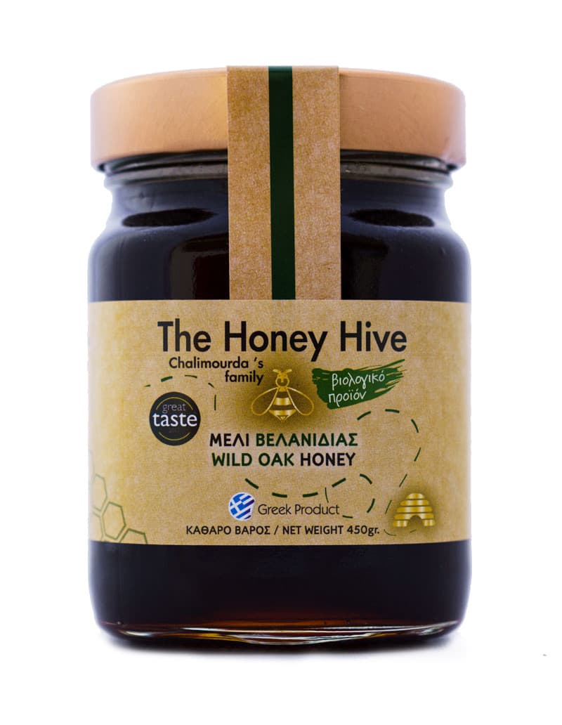 Βιολογικό Μέλι Άγρια Βελανιδιά 450gr - The Honey Hive