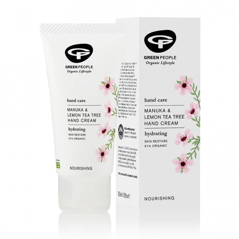Κρέμα Χεριών με Μανούκα & ΛεμόνοΤεϊόδεντρο  Manuka & Lemon Tea Tree Hand Cream 50ml - Green People - Image 1