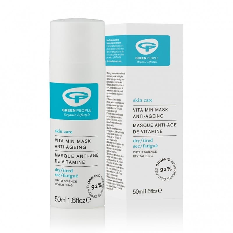 Μάσκα Προσώπου με Βιταμίνες Vita Min Mask 50ml - Green People - Image 1