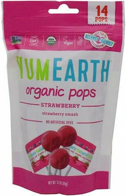 Γλειφιτζούρια Φράουλα 14τεμ ΒΙΟ 87gr - Yumearth