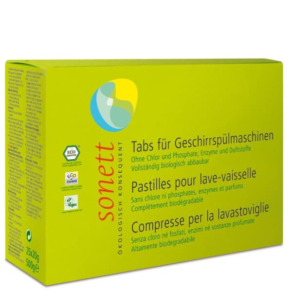 Ταμπλέτες Πλυντηρίου Πιάτων 500g (25x20g) - Sonett - Image 1