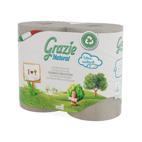 Χαρτί Κουζίνας Οικολογικό  2ρολά (12x) - Grazie