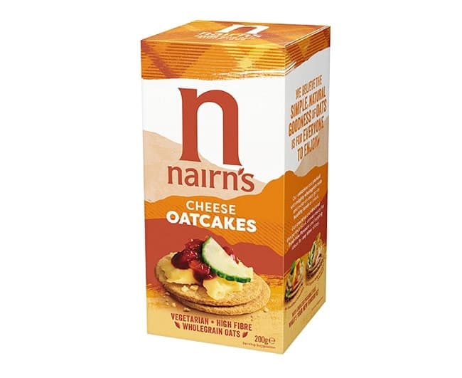 Κράκερς Βρώμης Ολικής Με Τυρί 200gr - Nairn's