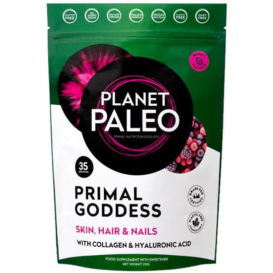 Κολλαγόνο με Υαλουρονικό Οξύ & Μούρα 'Primal Goddess' (210γρ) - Planet Paleo