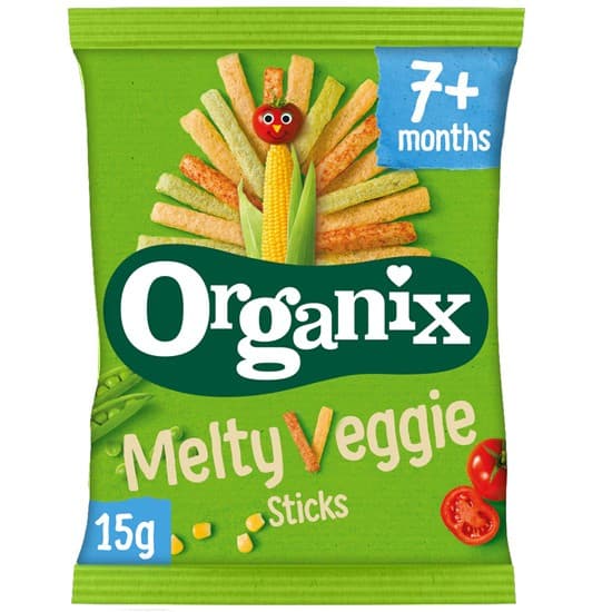 Στικς Λαχανικών Melty Veggie +7μ (15γρ) - Organix - Image 1