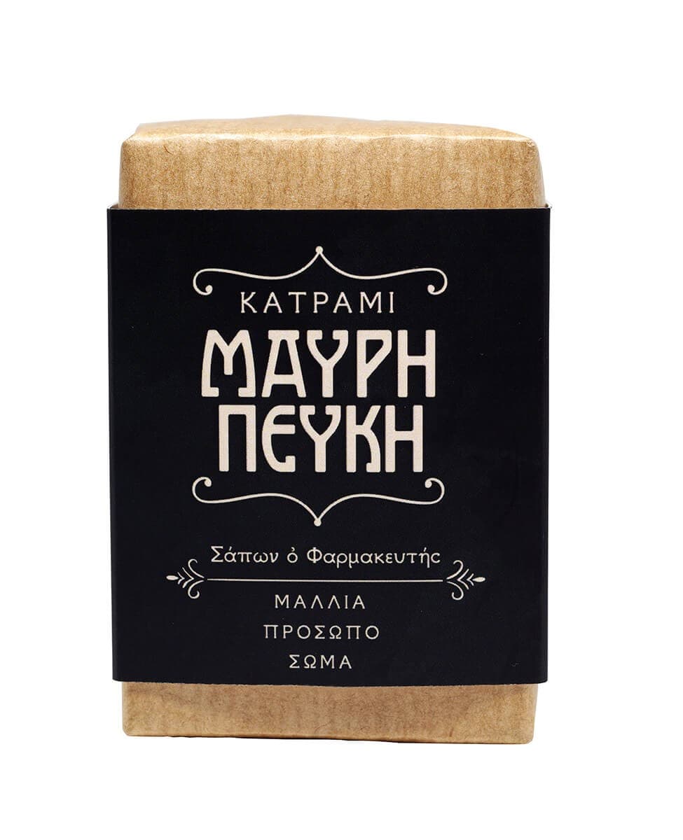 Σαπούνι - Μαύρη Πεύκη (Κατράμι-Pine Tar) 120 gr - Image 1