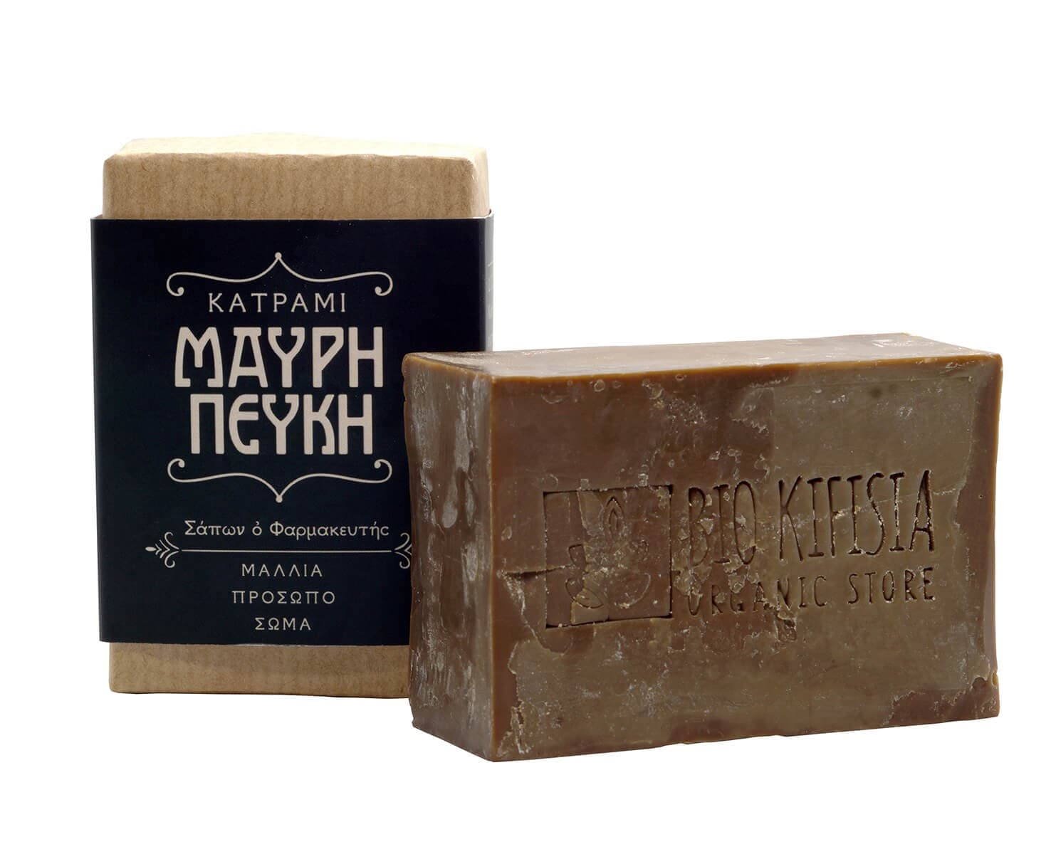 Σαπούνι - Μαύρη Πεύκη (Κατράμι-Pine Tar) 120 gr - Thumbnail 2