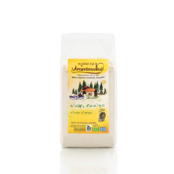 Αλεύρι Σίκαλης Ολικής Αλέσεως ΒΙΟ 1kg - Αγρόκτημα Αντωνόπουλος