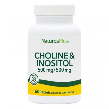 CHOLINE AND INOSITOL 60 Tabs - Natures Plus