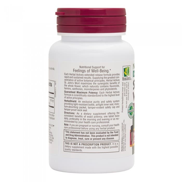 ST. JOHN’S WORT 450 mg 60 Tabs - Natures Plus - Thumbnail 3