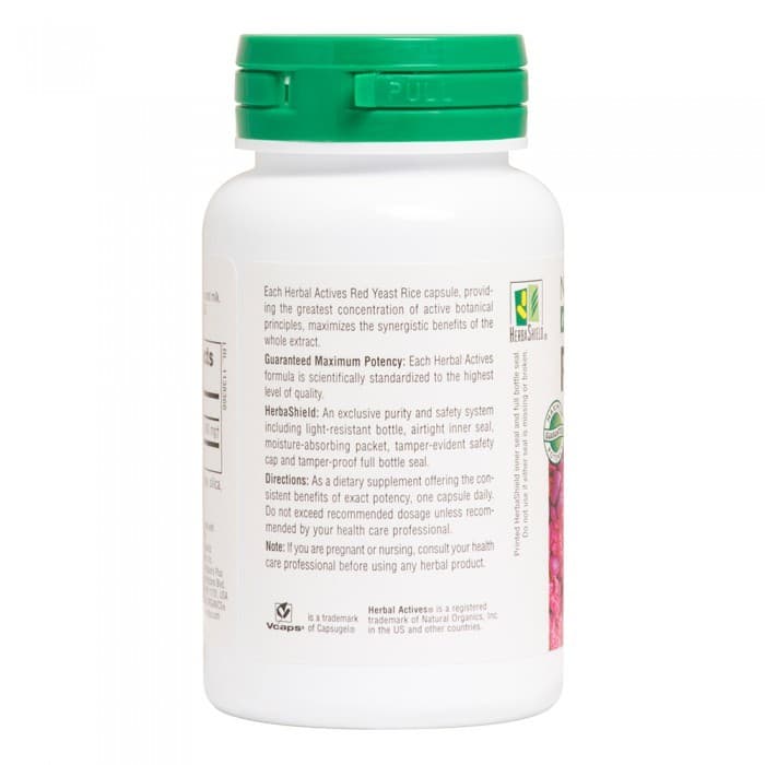 RED YEAST RICE 600 mg  60 φυτικές caps - Natures Plus - Thumbnail 3