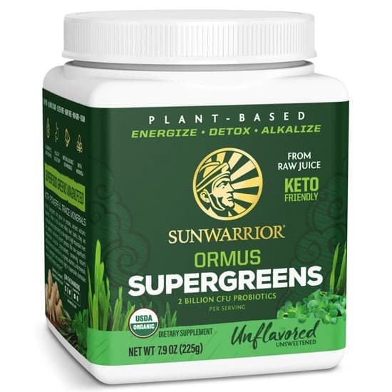 Μείγμα Πράσινων Υπερτροφών 'Ormus Supergreens’ (225γρ) - Sunwarrior