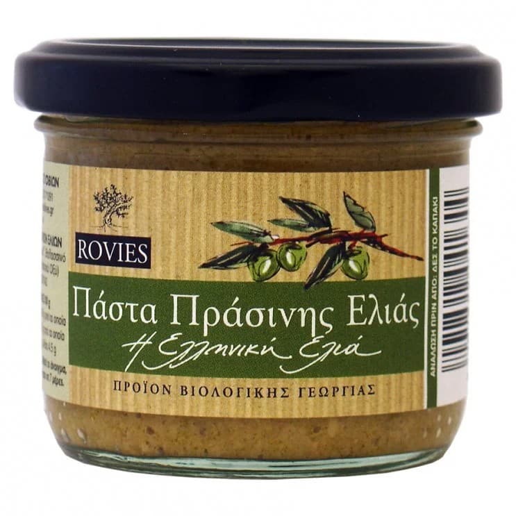 Πατέ πράσινης ελιάς bio 180 gr - Rovies