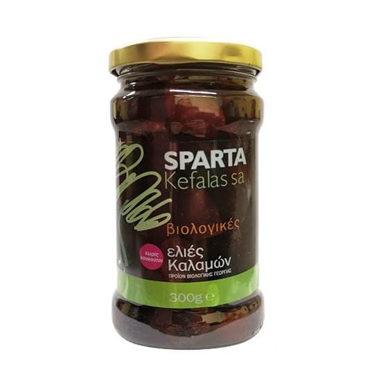 Ελιές Καλαμών Εκπυρηνωμένες 300γρ - Sparta Kefalas