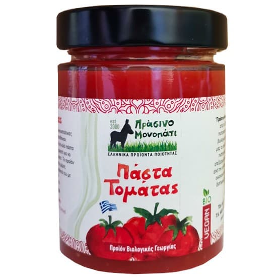 Πάστα Τομάτας - Χωρίς Προσθήκη Αλατιού 314ml - Πράσινο μονοπάτι