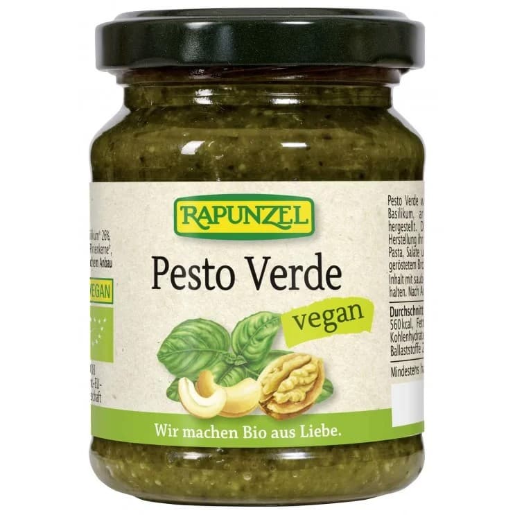 Pesto Verde vegan bio 130ml - Rapunzel - Image 1