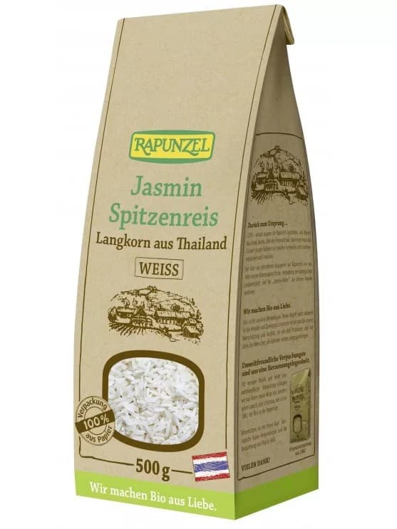 Ρύζι Jasmine Λευκό Bio 500gr - Rapunzel