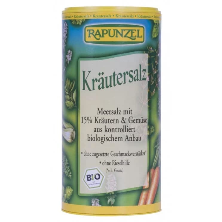 Αλάτι με Βότανα (αλατιέρα) Bio 125gr - Rapunzel