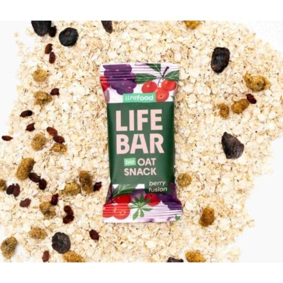 Μπάρα Βρώμης Berry Fusion (40g) - Lifefood - Thumbnail 2