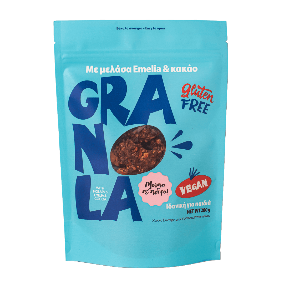 Granola με μελάσα Emelia & κακάο 280gr - Emelia