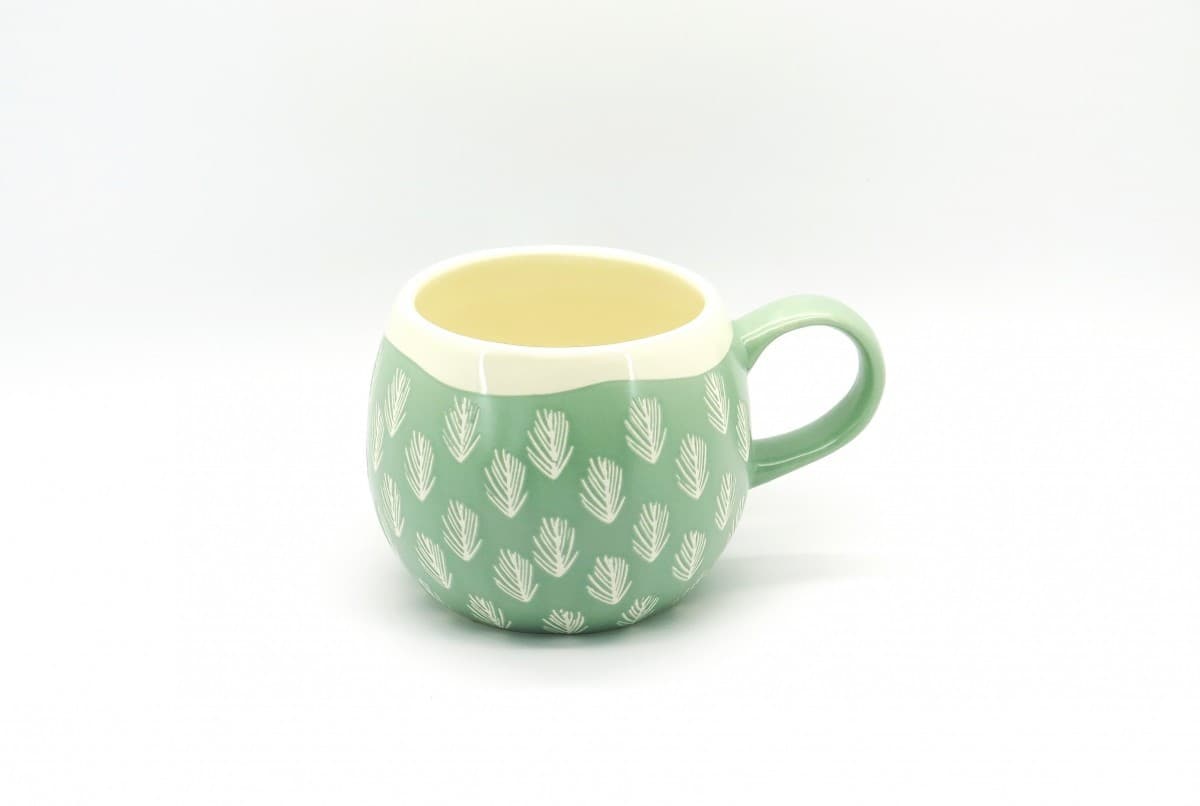 Mug κεραμικό Ben στρογγυλό B - Ο δρόμος του τσαγιού